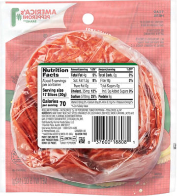 Hormel Pepperoni Turkey - 5 Oz - Image 6