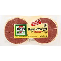 Jones Dairy Farm Braunschweiger With Bacon Added Sandwich Slices - 12 Oz - Image 2