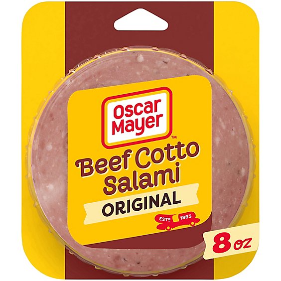 Oscar Mayer Beef Cotto Salami Sliced Lunch Meat Pack - 8 Oz