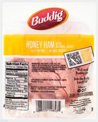 Buddig Ham Honey Original - 2 Oz - Image 4