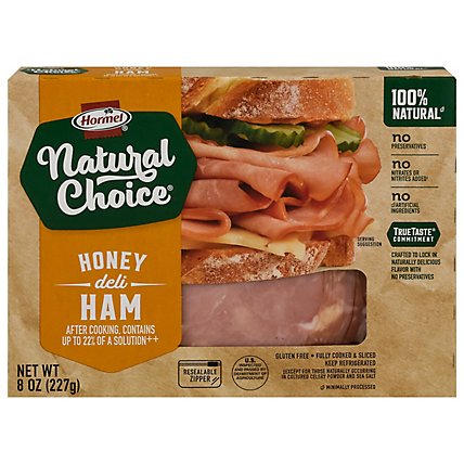 Hormel Natural Choice Ham Deli Honey Sliced - 8 Oz - Image 2