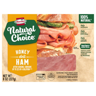 Hormel Natural Choice Ham Deli Honey Sliced - 8 Oz