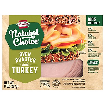 Hormel Natural Choice Oven Roasted Deli Turkey - 8 Oz. - Image 3