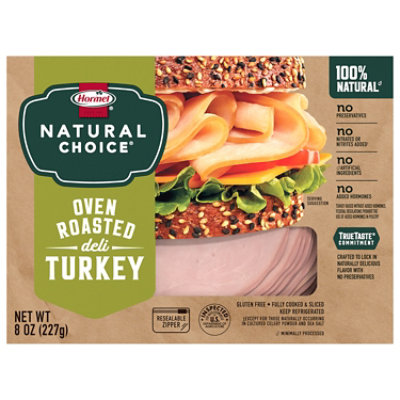 Hormel Natural Choice Oven Roasted Deli Turkey - 8 Oz. - Image 1