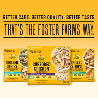Foster Farms Grilled Chicken Breast Strips - 6 Oz - Image 8