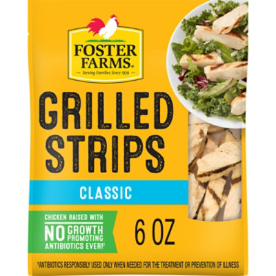 Foster Farms Chicken Breast Strips Grilled - 6 Oz - Image 2