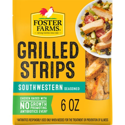 Foster Farms Chicken Breast Strips Southwestern Seasoned - 6 Oz - Image 2