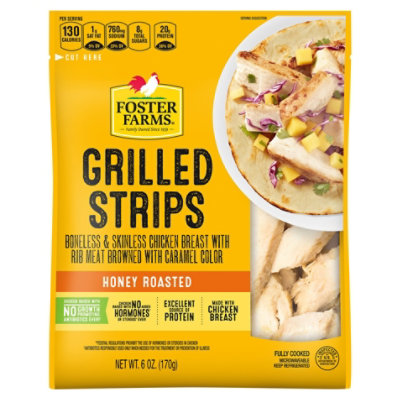 Foster Farms Chicken Breast Strips Honey Roasted - 6 Oz - Image 3