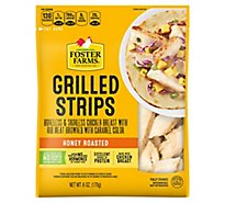 Foster Farms Chicken Breast Strips Honey Roasted - 6 Oz