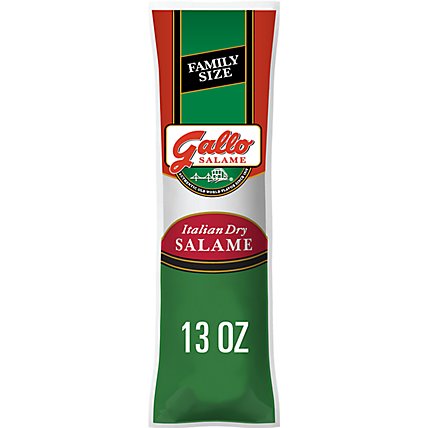 Gallo Salame Italian Dry Salame Chub Family Size - 13 Oz - Image 1