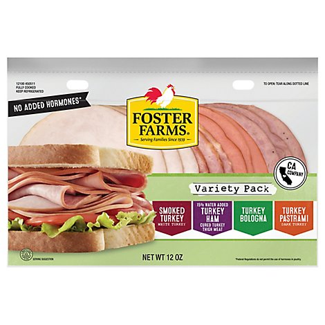 Foster Farms Turkey Variety Pack - 12 Oz