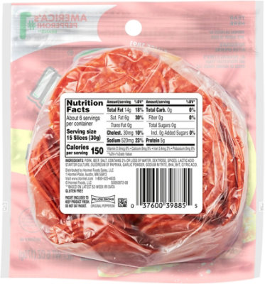 Hormel Pepperoni Original - 6 Oz - Image 6