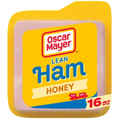 Oscar Mayer Lean Honey Ham Sliced Lunch Meat with Added Water - 16 Oz