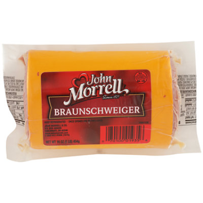 John Morrell Braunschweiger - 16 Oz - Image 1