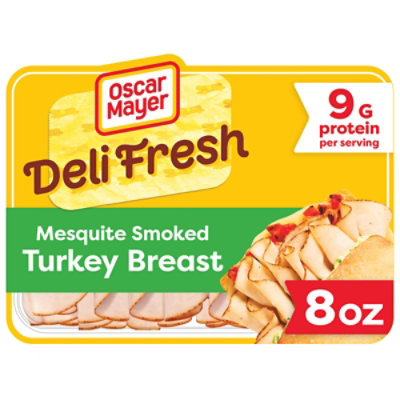 Oscar Mayer Deli Fresh Mesquite Smoked Sliced Turkey Breast Deli Lunch Meat - 8 Oz