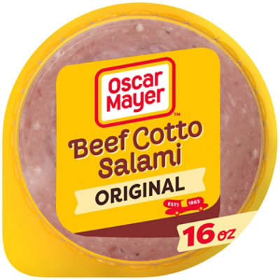 Oscar Mayer Beef Cotto Salami Sliced Lunch Meat - 16 Oz - Image 1