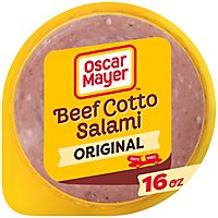 Oscar Mayer Beef Cotto Salami Sliced Lunch Meat Pack - 16 Oz - Image 1