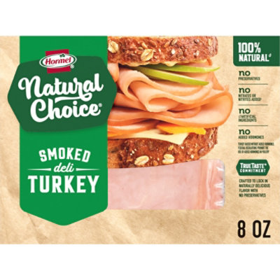 Hormel Natural Choice Turkey Deli Smoked Sliced - 8 Oz - Image 2