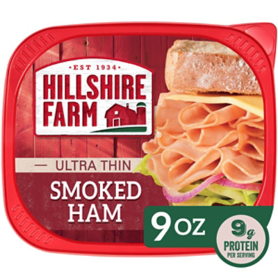 Hillshire Farm Ultra Thin Sliced Smoked Ham Sandwich Meat - 9 Oz