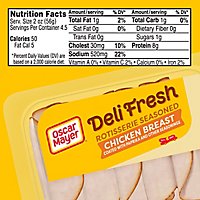 Oscar Mayer Deli Fresh Rotisserie Seasoned Chicken Breast - for a Low Carb Lifestyle Tray - 9 Oz - Image 7