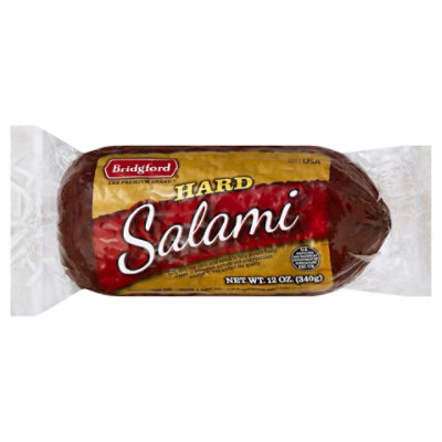 Bridgford Salami Hard - 12 Oz