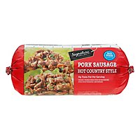 Signature SELECT Pork Sausage Roll Hot Country Style - 16 Oz - Image 3