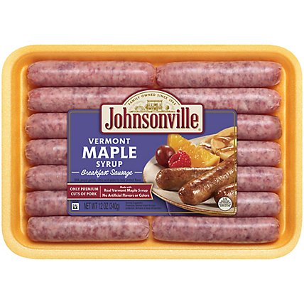 Johnsonville Vermont Maple Syrup Breakfast Sausage - 12 Oz. - Image 2
