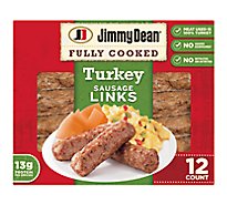 Jimmy Dean Fully Cooked Turkey Sausage Links 12 Count - 9.6 Oz