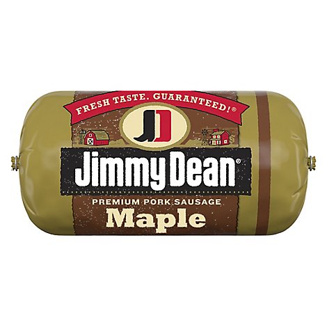 Jimmy Dean Premium Pork Maple Sausage Roll - 16 Oz