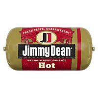Jimmy Dean Premium Pork Hot Sausage Roll - 16 Oz