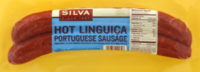 Silva Sausage Linguica Hot Hickory Smoked - 13 Oz - Image 2