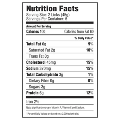 Aidells Smoked Chicken Sausage Breakfast Links Chicken Apple 10 Count - 8 Oz - Image 4