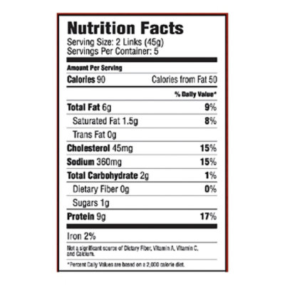Aidells Smoked Chicken Sausage Breakfast Links Maple Smoked Bacon 10 Count - 8 Oz - Image 4
