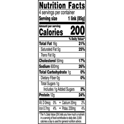 Aidells Cajun Style Andouille Smoked Boneless Pork Links 4 ct - 12 oz - Image 4