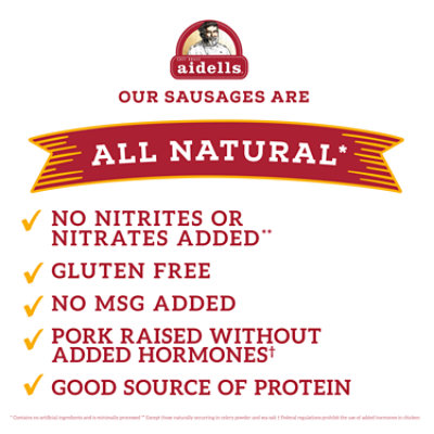 Aidells Cajun Style Andouille Smoked Boneless Pork Links 4 ct - 12 oz - Image 3