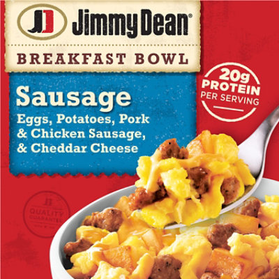 Jimmy Dean Sausage Egg & Cheese Frozen Breakfast Bowl - 7 Oz