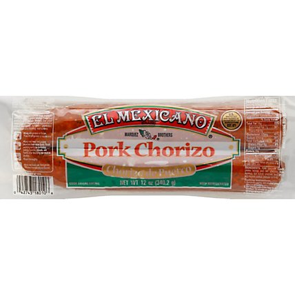 El Mexicano Chorizo Pork - 12 Oz - Image 2