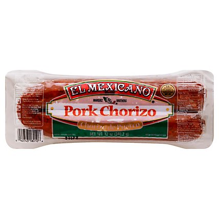 El Mexicano Chorizo Pork - 12 Oz - Image 1