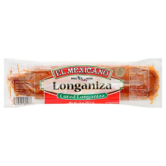El Mexicano Longaniza - 10 Oz