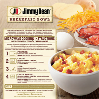 Jimmy Dean Bacon Egg & Cheese Frozen Breakfast Bowl - 7 Oz - Image 5