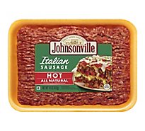 Johnsonville Sausage Ground Pork Italian Hot - 16 Oz