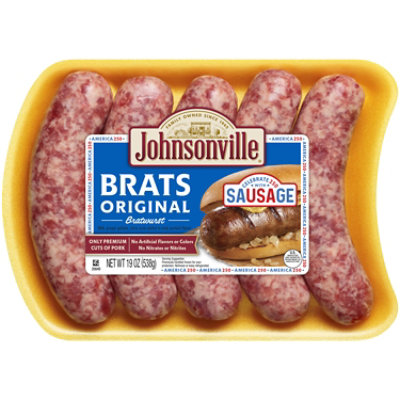 Johnsonville Brats Original Bratwurst - 19 Oz