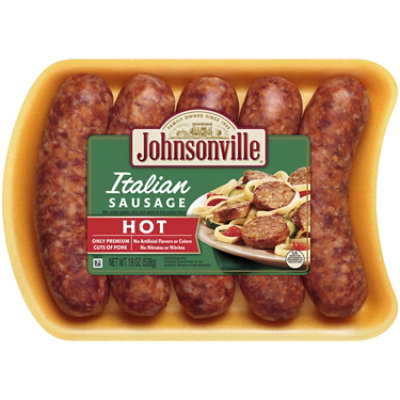 Johnsonville Italian Sausage Hot - 19 Oz.