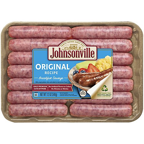 Johnsonville Original Recipe Breakfast Sausage - 12 Oz.