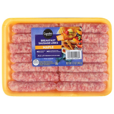 Signature SELECT Maple Breakfast Sausage Links - 12 Oz