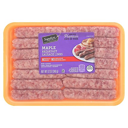 Signature Sausage Breakfast Links Maple - 12 Oz - Image 1