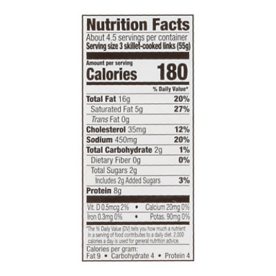 Signature SELECT Maple Breakfast Sausage Links - 12 oz - Image 3