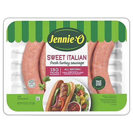 Jennie-O Turkey Sausage Sweet Italian Fresh - 19.5 Oz - Image 3