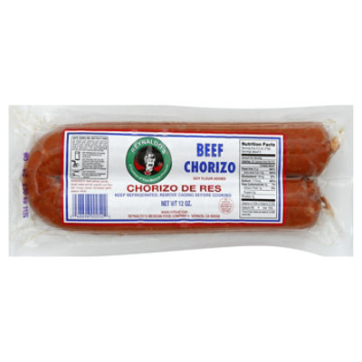 Reynaldos Chorizo Beef - 12 Oz - Image 1