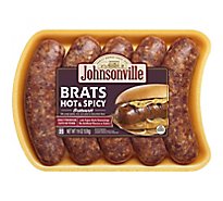 Johnsonville Brats Hot & Spicy Bratwurst 5 Links - 19.76 Oz